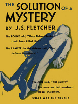 cover image of The Solution of a Mystery